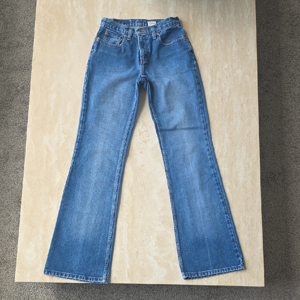 VINTAGE Jordache Women's Medium Blue Bootcut Jeans